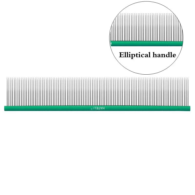0.1cm Dense Toothed Pet Comb Light Aluminum - MyPetDollar.com