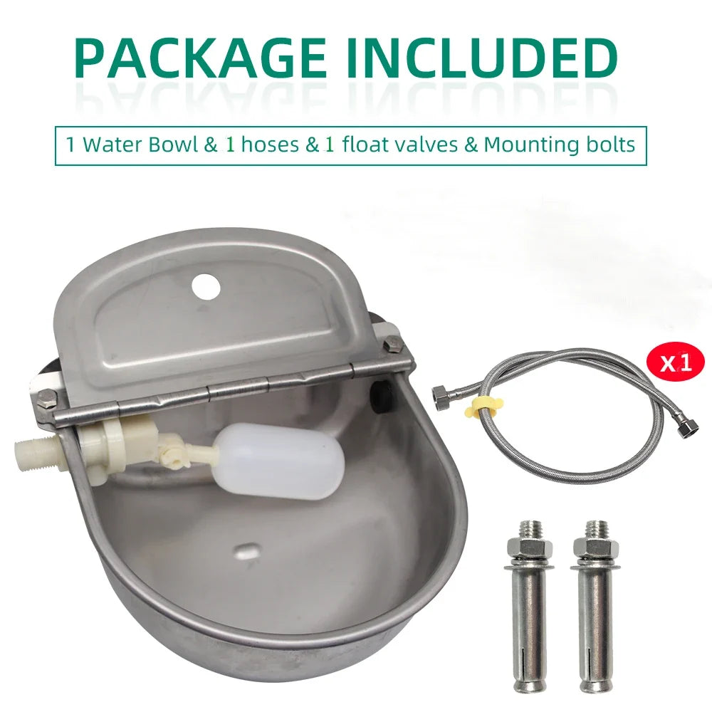 Automatic Cow Dish Stainless Water Feeder – Livestock Feeders & Waterers