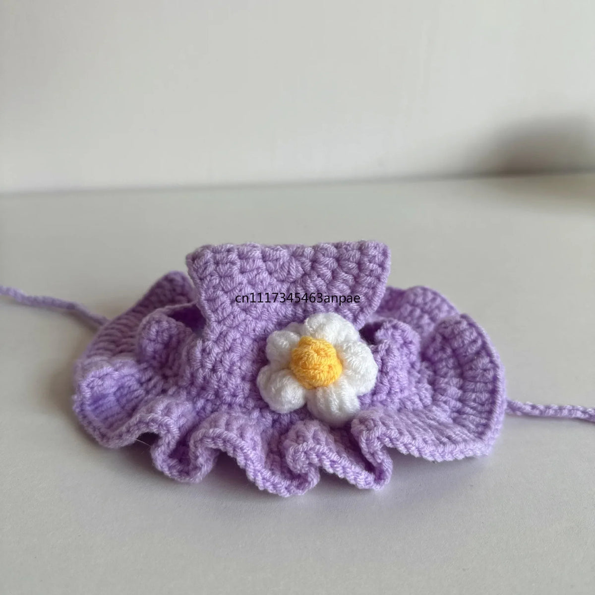 Flower Sprout Pet Hat, Knitted Pet Headwear - MyPetDollar.com