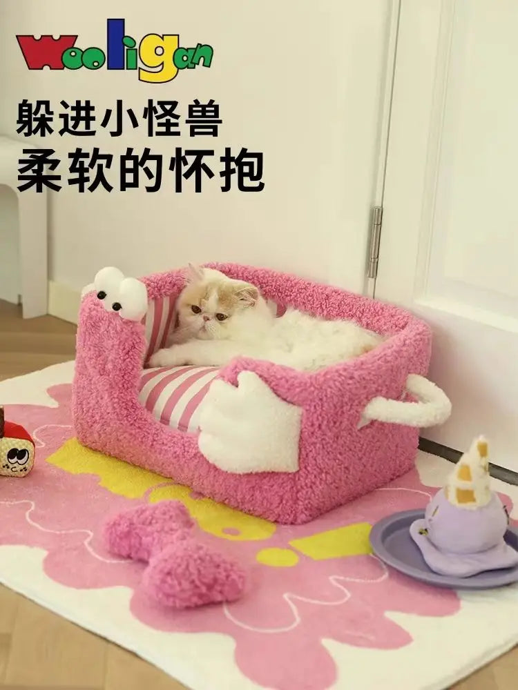 Little Monster Cribs For Cats Comfortable - MyPetDollar.com