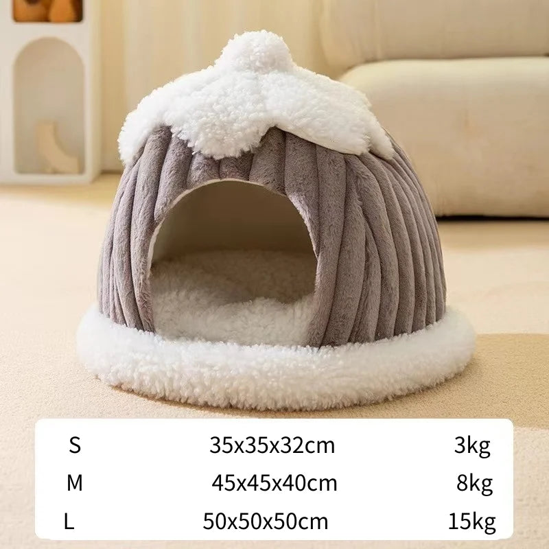 New Winter Pet House Dog Soft Nest Kennel - MyPetDollar.com