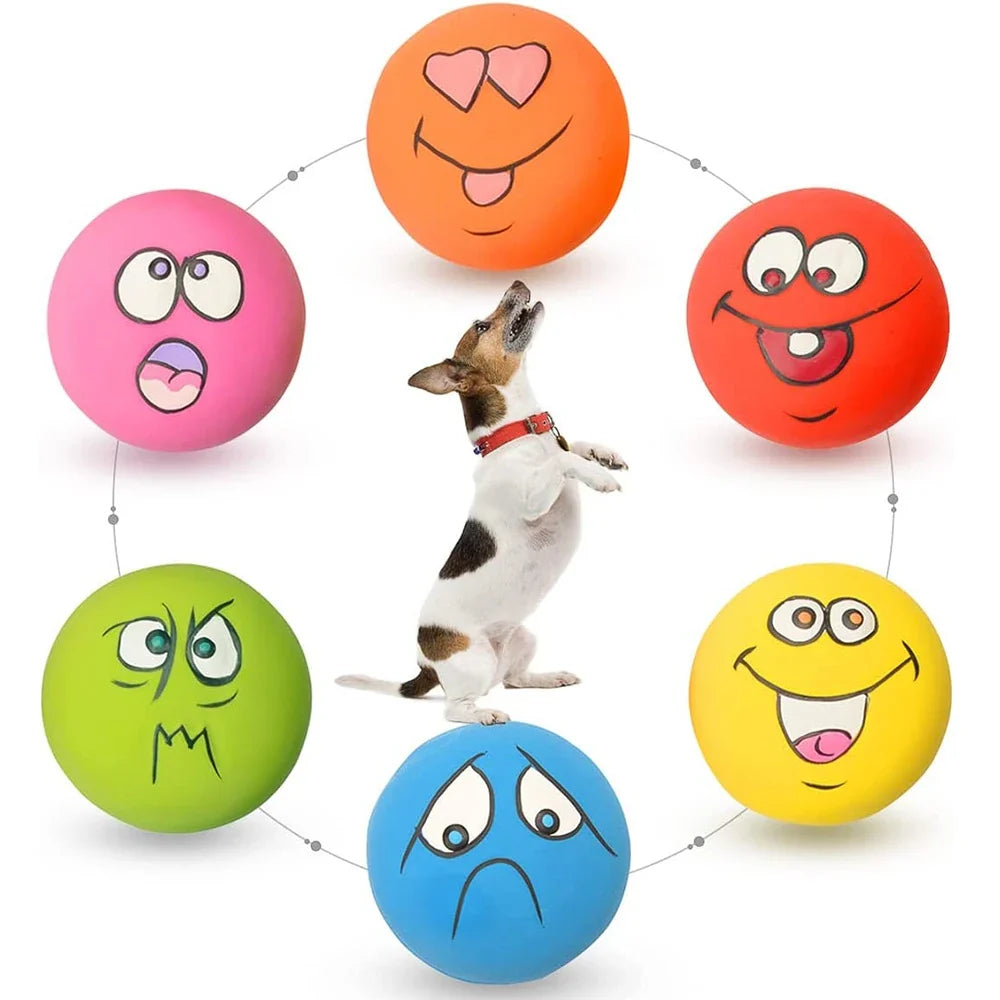 6 Pcs Latex Dog Squeaky Toys Rubber Soft Dog - MyPetDollar.com