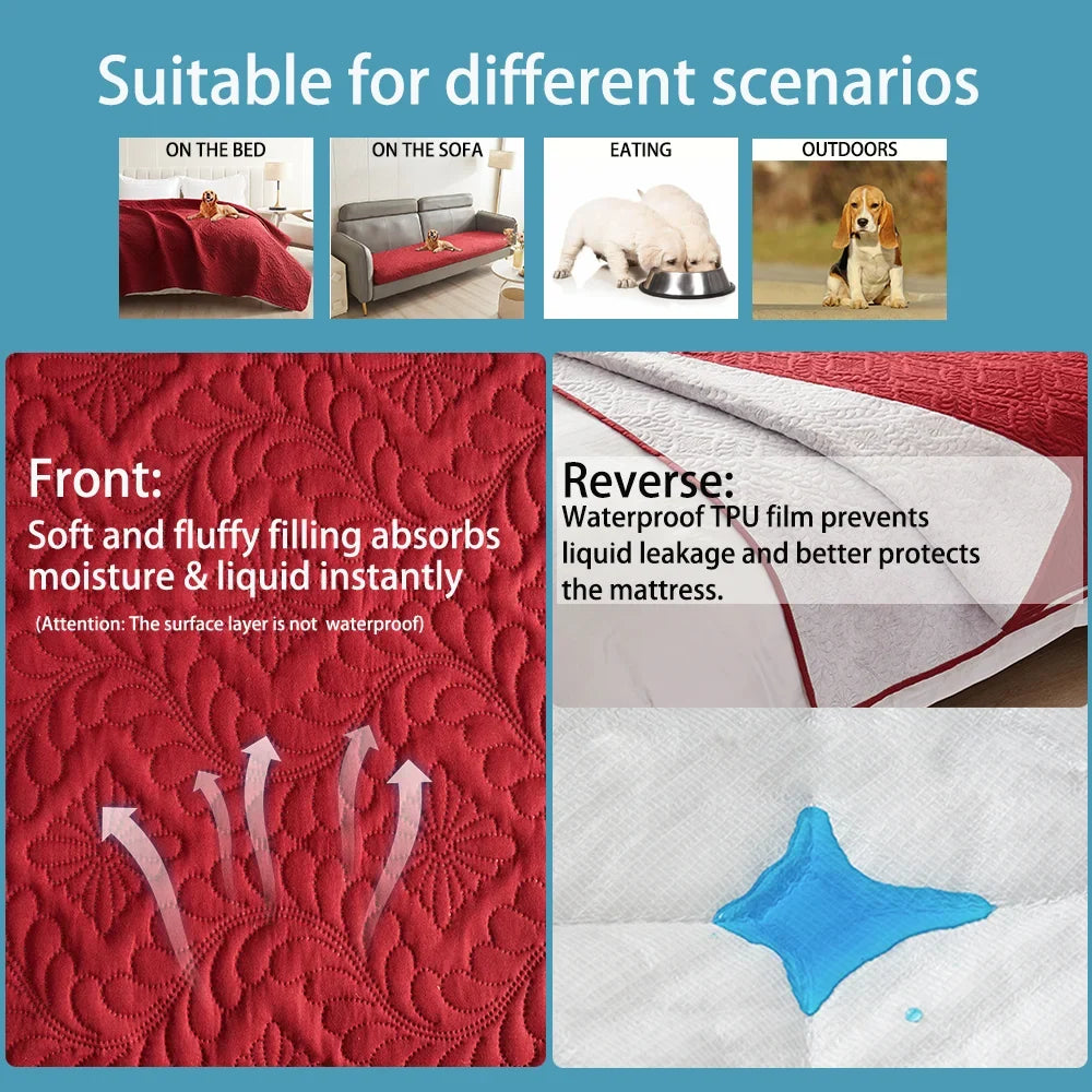 1pc Waterproof Pet Bed Cover, Bed and Sofa - MyPetDollar.com