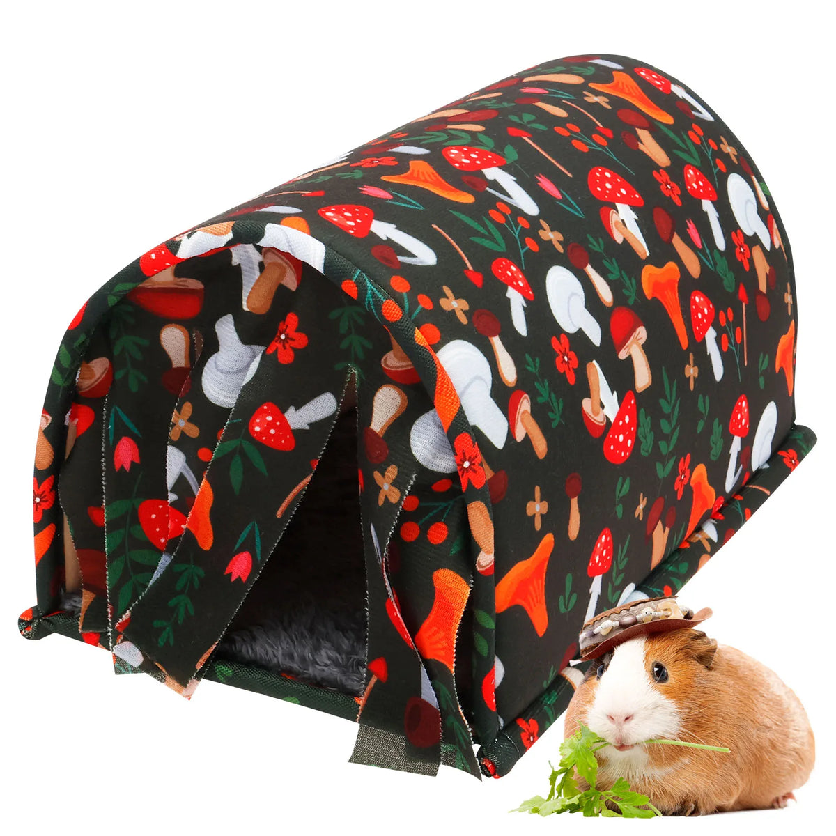 Guinea Pig Tunnel Home Warm Bedding Cage for Small Pets