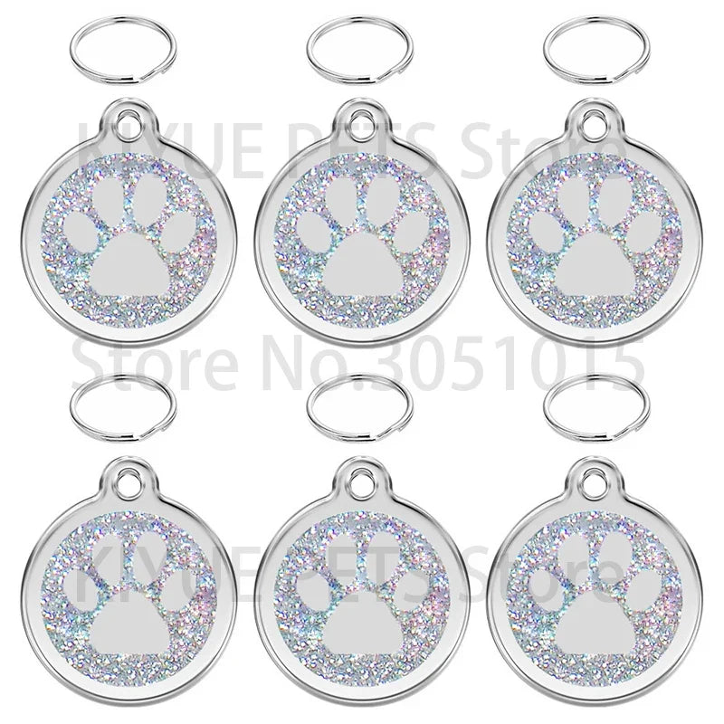 100PCS Anti-lost Custom Dog ID Tag Engraved - MyPetDollar.com