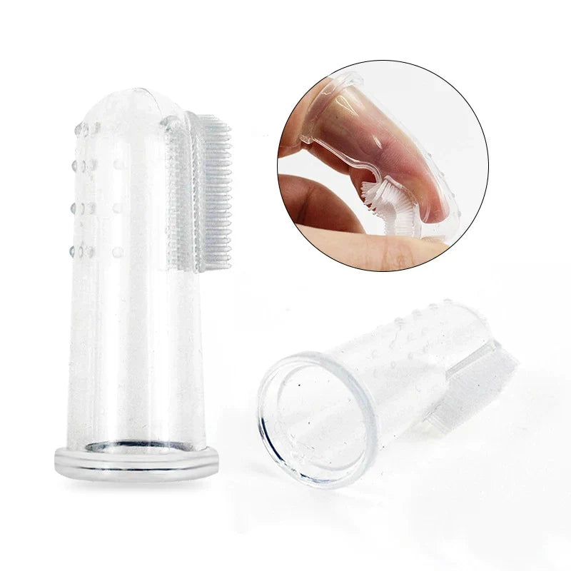 Super Soft Pet Finger Toothbrush Teddy Dog - MyPetDollar.com
