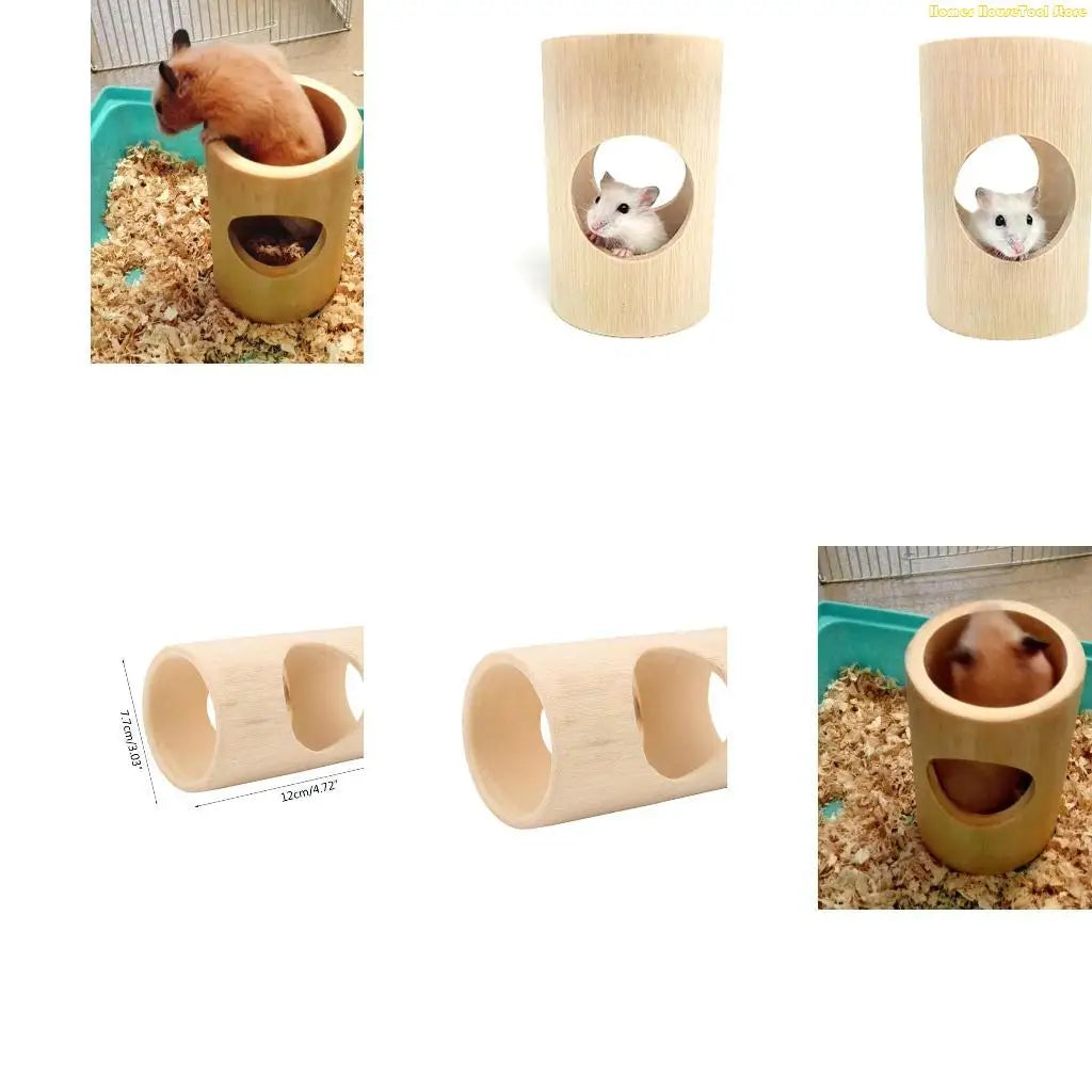 Y5LD Hamster Tunnel Hideouts Chew Toy for - MyPetDollar.com
