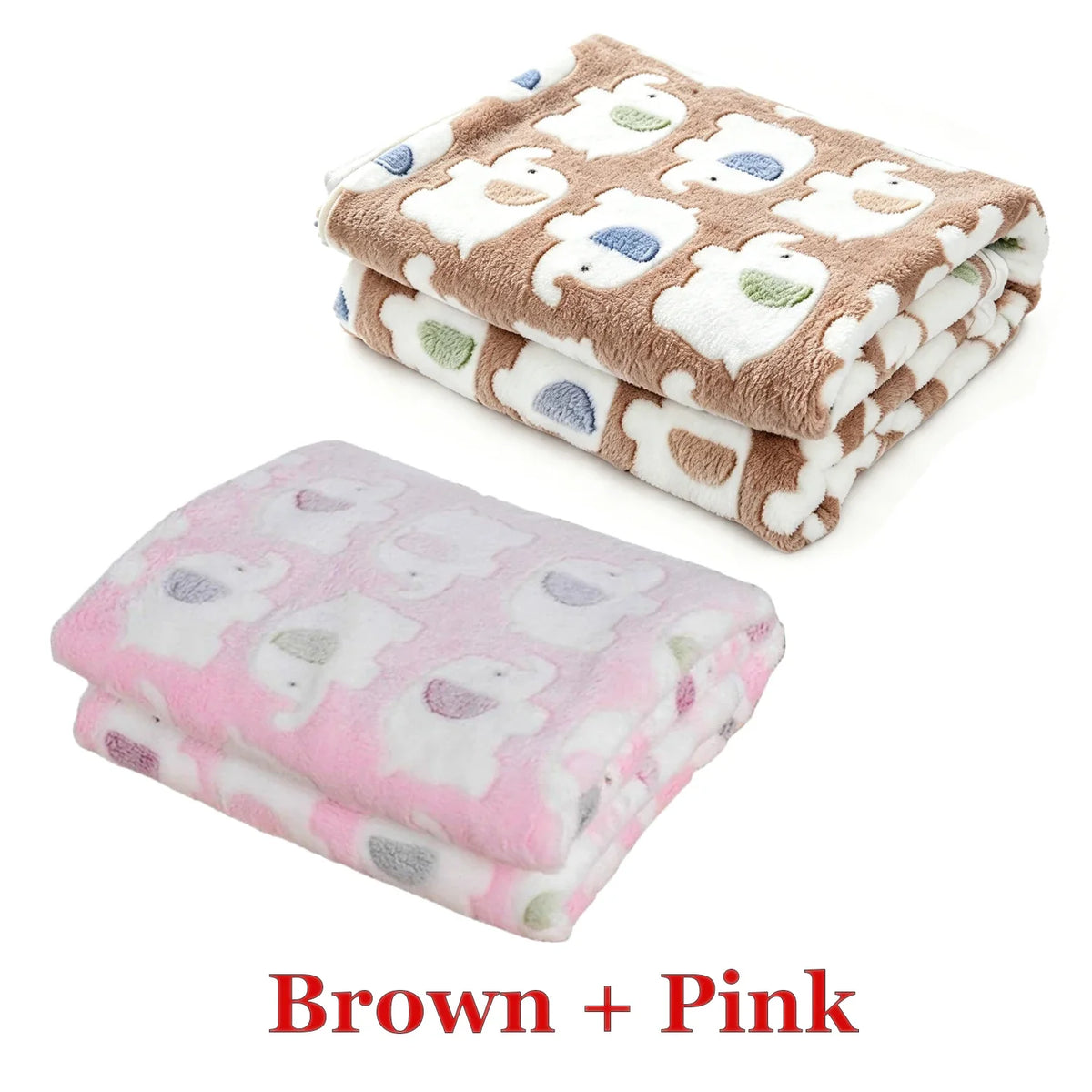 Soft Pet Fleece Blanket Cute Elephant Warm - MyPetDollar.com