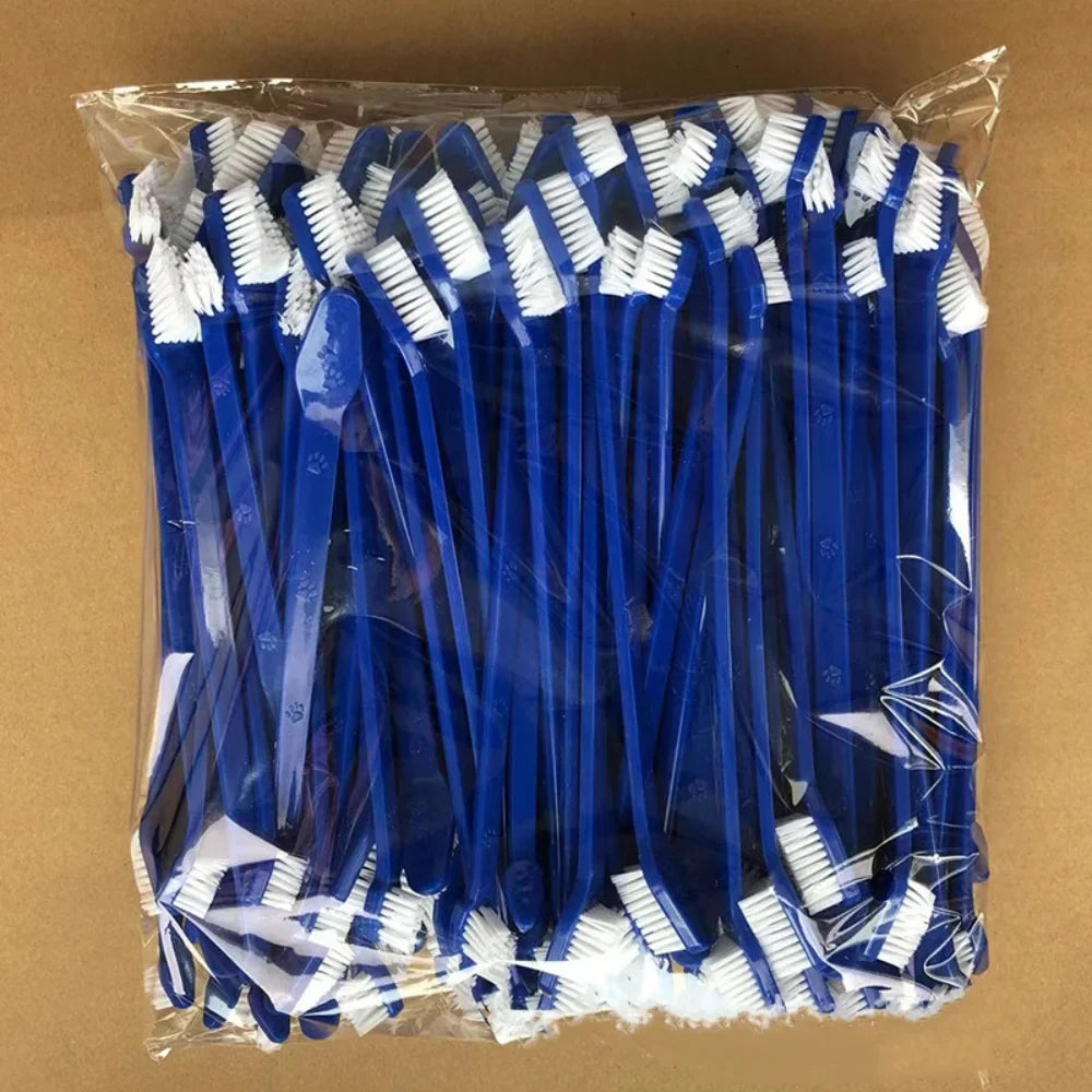 Double-headed Dog Toothbrush Portable Soft - MyPetDollar.com