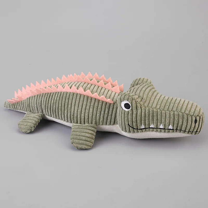 Realistic Crocodile Plush Dog Plaything – Dog Supplies