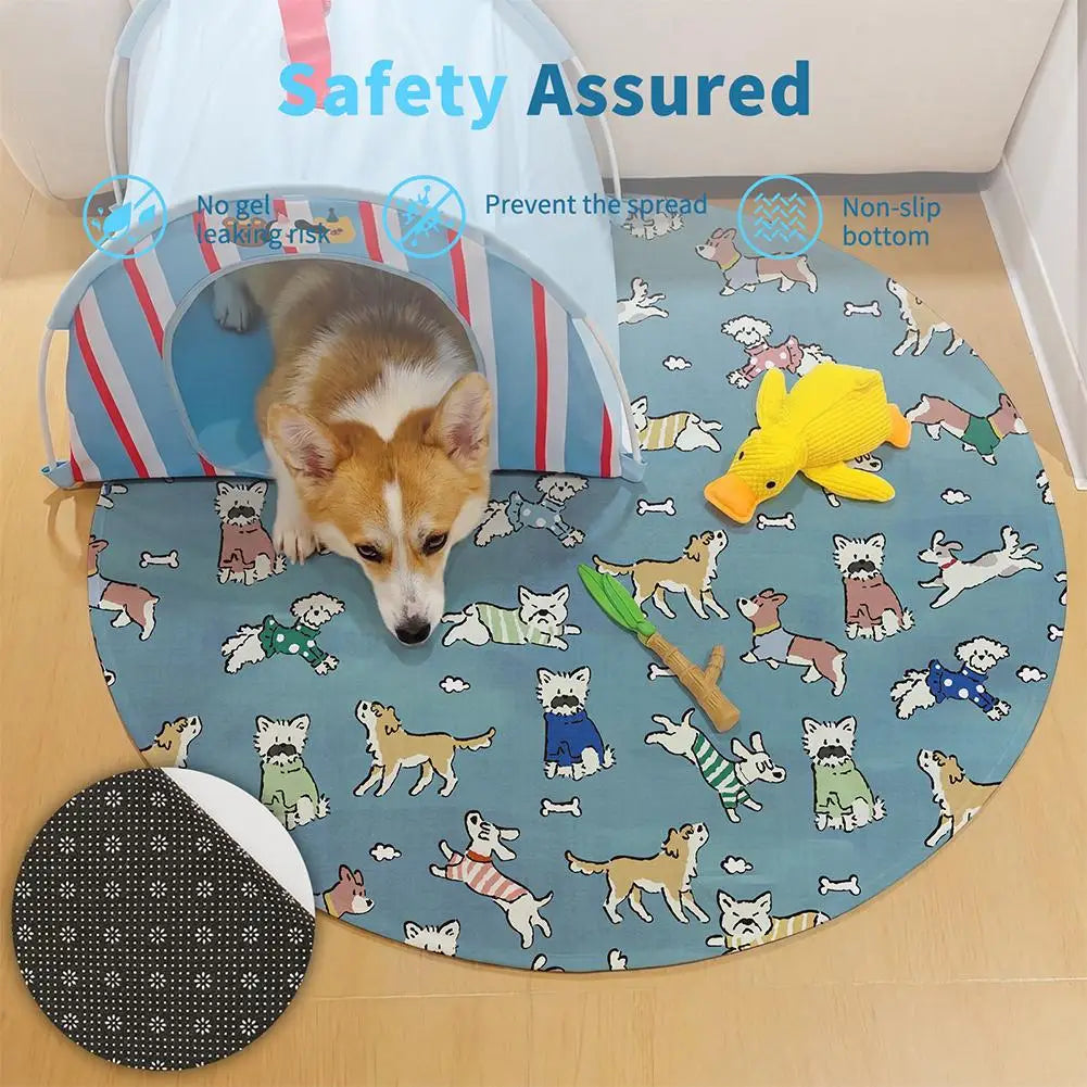 Pets Dog Cooling Mat Summer Pet Cool Mat - MyPetDollar.com