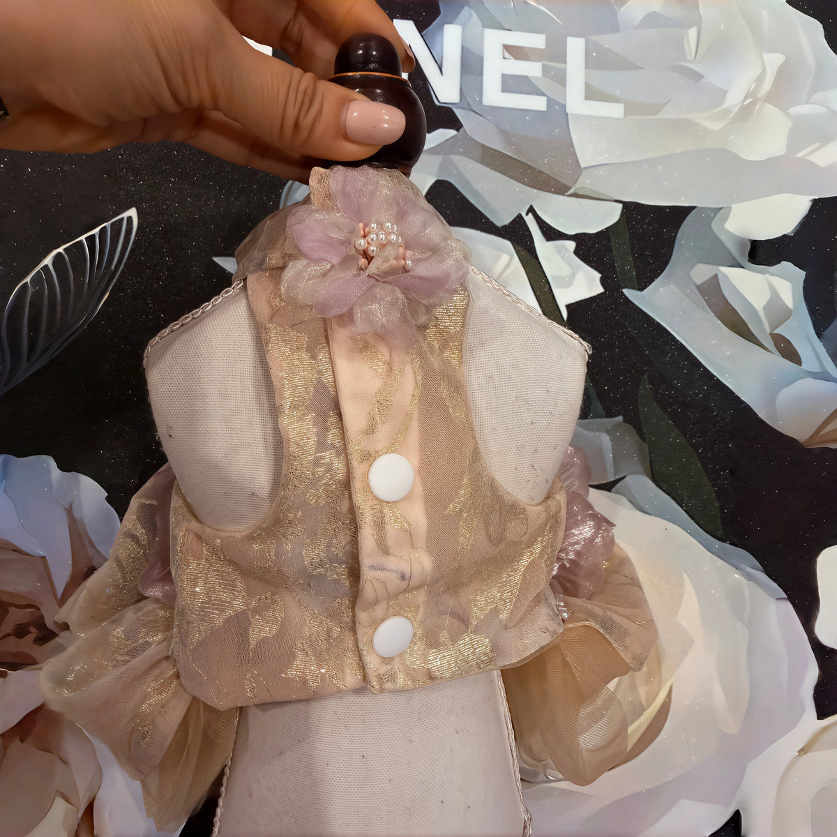 Luxury Handmade Cat Dog Wedding Dress - MyPetDollar.com