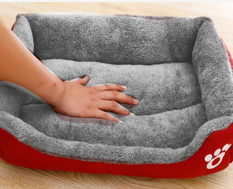 Pet Mattress Gray Soft Dog Bed Warm Sleeping - MyPetDollar.com