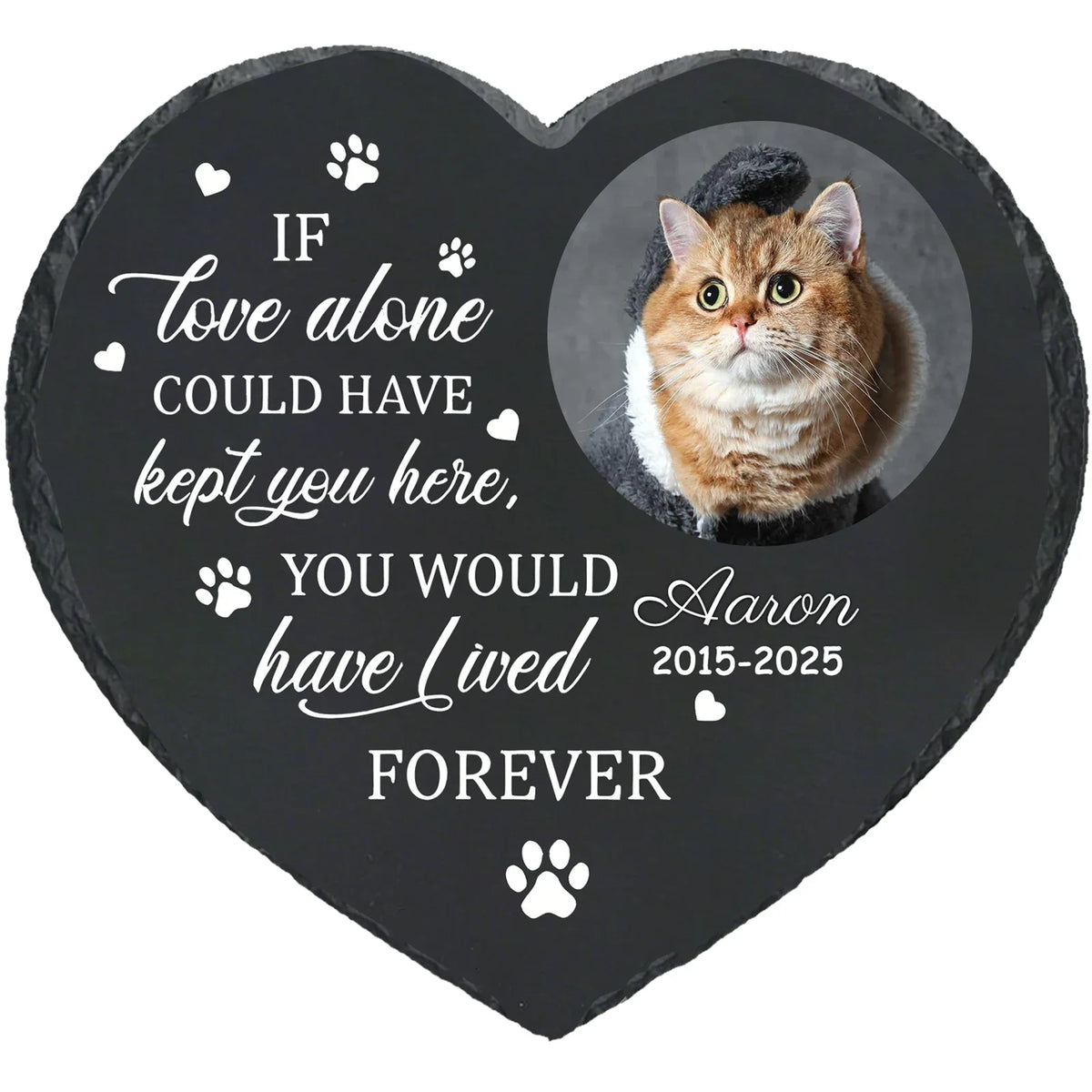 Personalized Pet Memorial Stone,Custom Cat - MyPetDollar.com