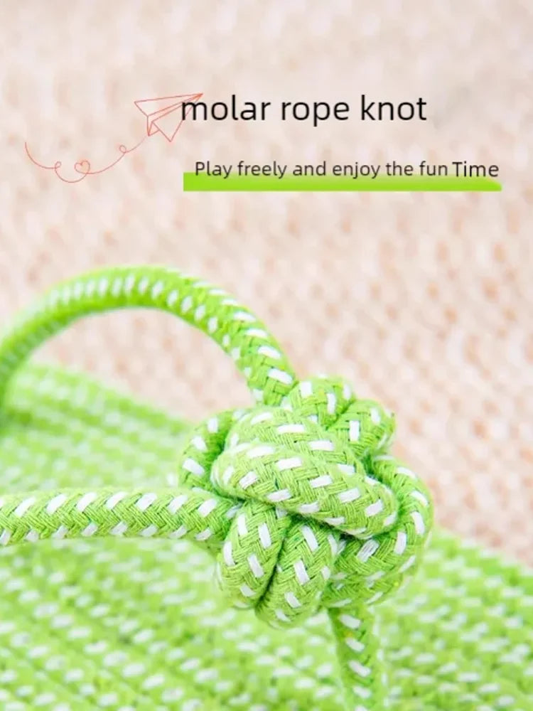 Durable Cotton Rope Slipper Knot Dog Chew - MyPetDollar.com