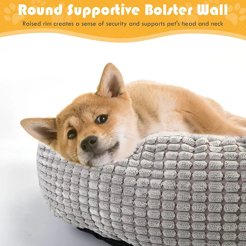 Benepaw Cozy Dog Bed Hooded Fluffy - MyPetDollar.com