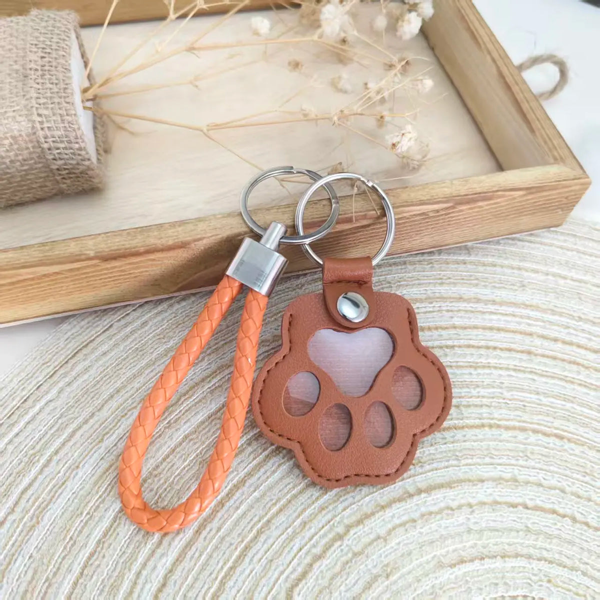 PU Leather Pet Hair Storage Bag