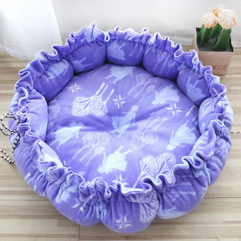 Soft Cat Bed Fluffy Adjustable Cat Cushion - MyPetDollar.com