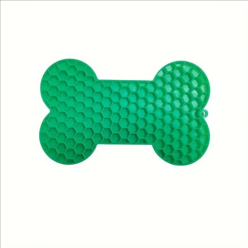 Bone Shape Silicone Licking Pad Pet Dog - MyPetDollar.com