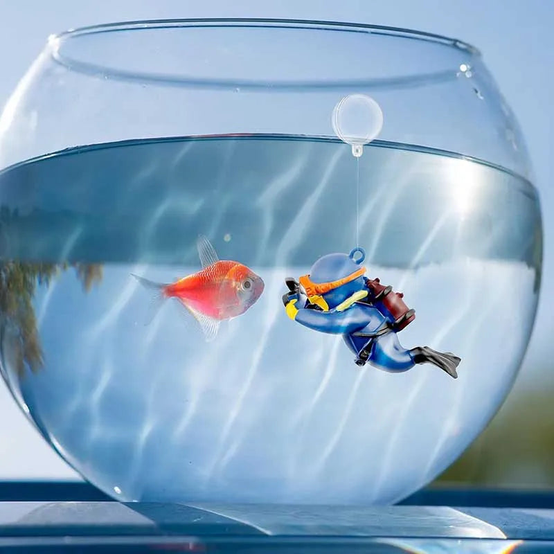 Lovely Diver Fish Tank Ornaments Landscape - MyPetDollar.com