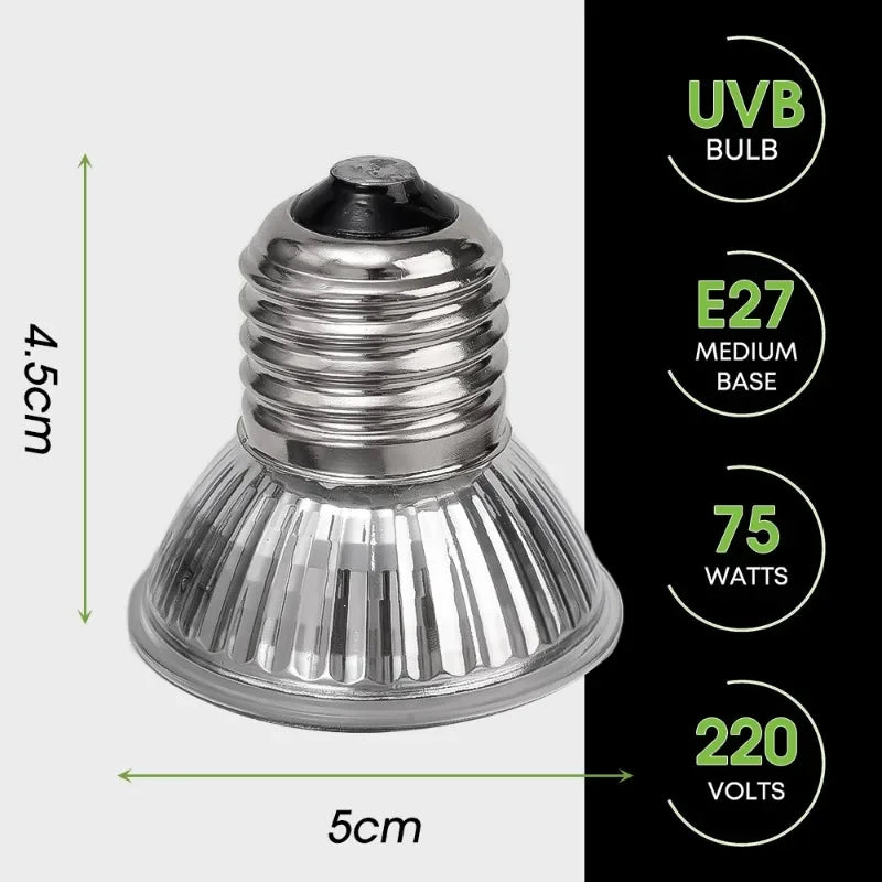25/50/75W UVA UVB Reptile Lamp Bulb Turtle - MyPetDollar.com