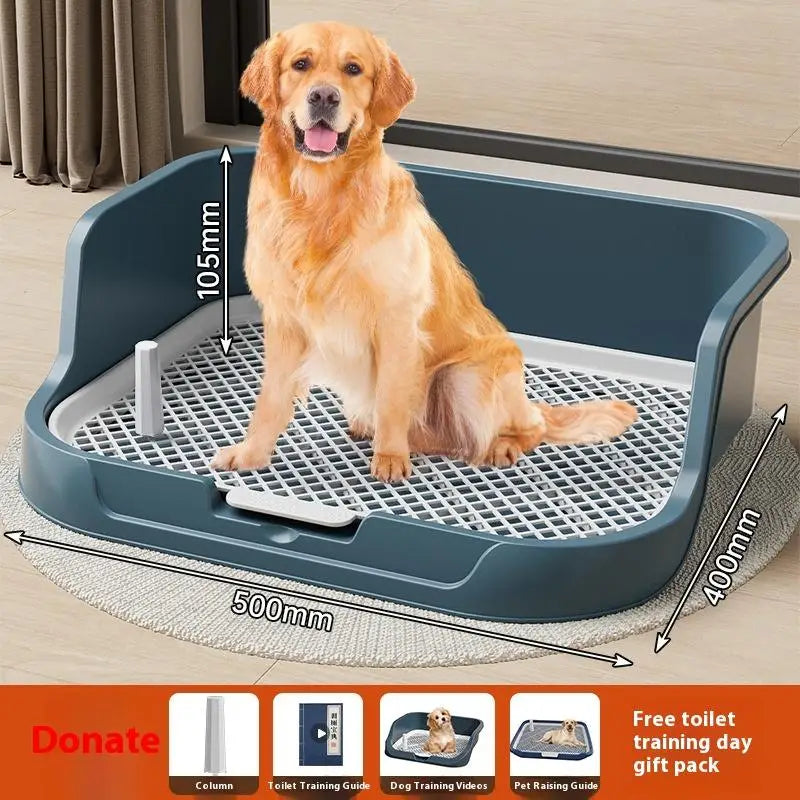 Dog Potty Training Toilet, Plastic Pee Pad