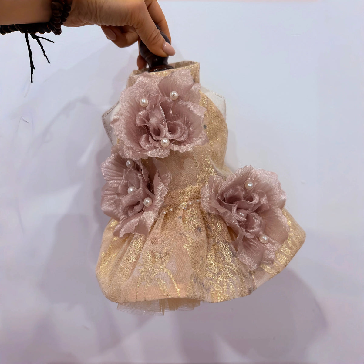 Luxury Handmade Cat Dog Wedding Dress - MyPetDollar.com