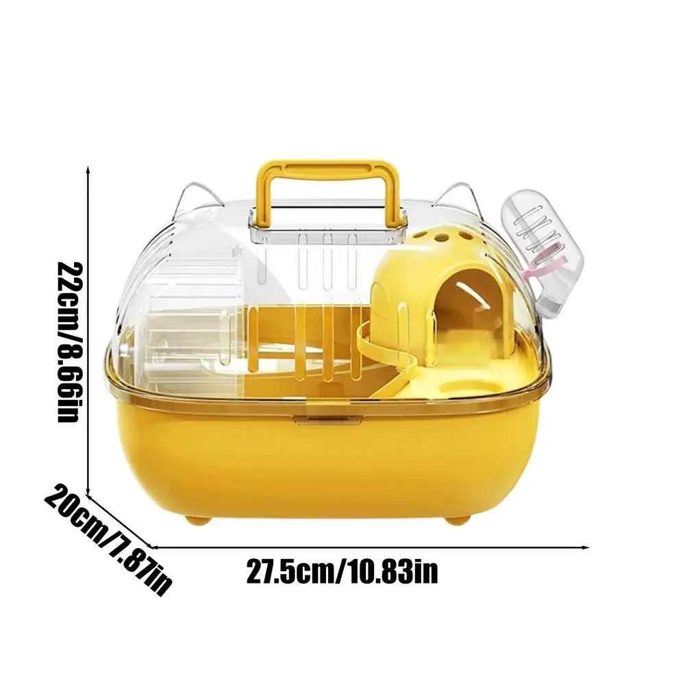 Hamster Travel Carrier Bag Double Layer Clear Cover – 3 Colors