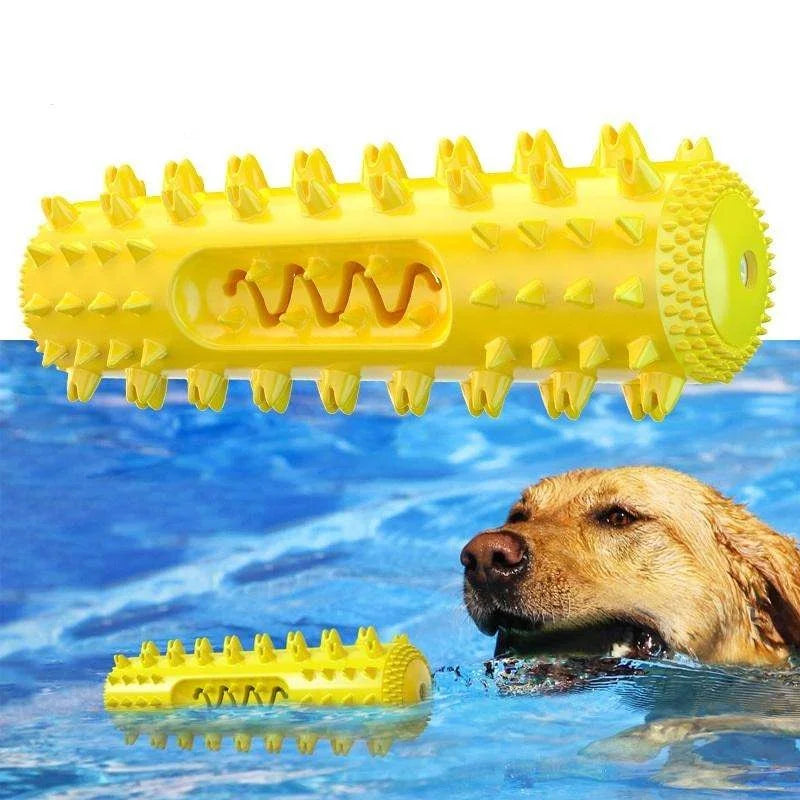 Squeaky Molar Stick Dog Toy Serrated Teeth - MyPetDollar.com