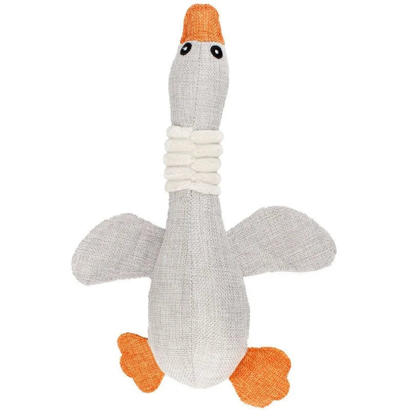 Cartoon Plush Dog Plaything Bite Resistant Decompression Duck Piglet – 6 Colors