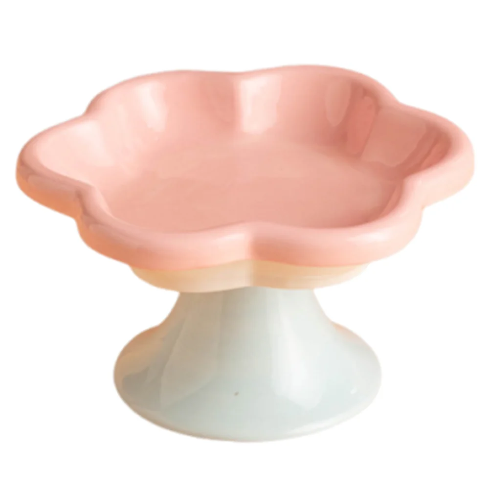 Anti Tipping Ceramic Cat Bowl Neck Protection Non Slip Pet – 3 Colors
