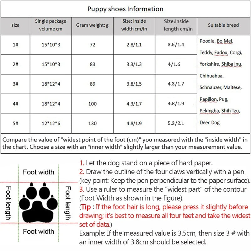 Dog Shoes Non-Slip Soles Thick Plush - MyPetDollar.com