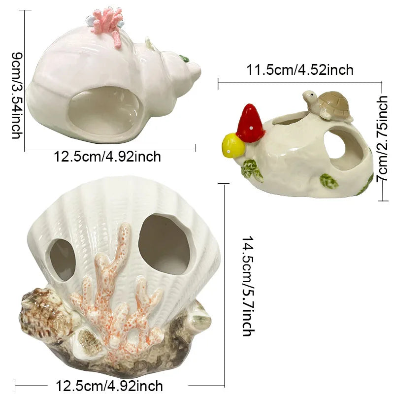 Ceramic Aquarium Ornaments, Designed - MyPetDollar.com