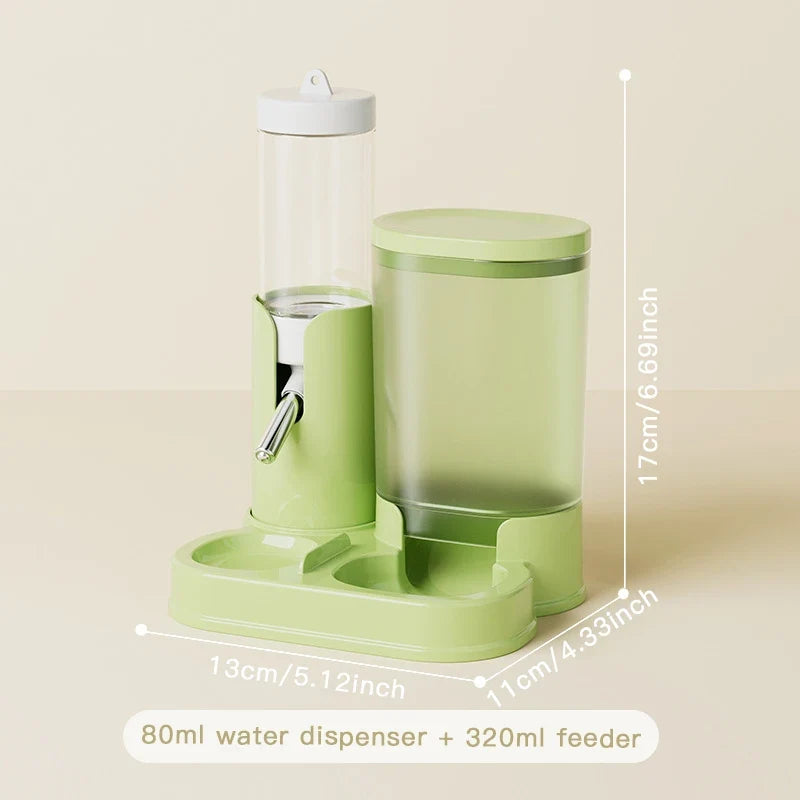 Auto Feeder and Waterer Two-in-one for Hamsters Guinea Pigs – 3 Colors