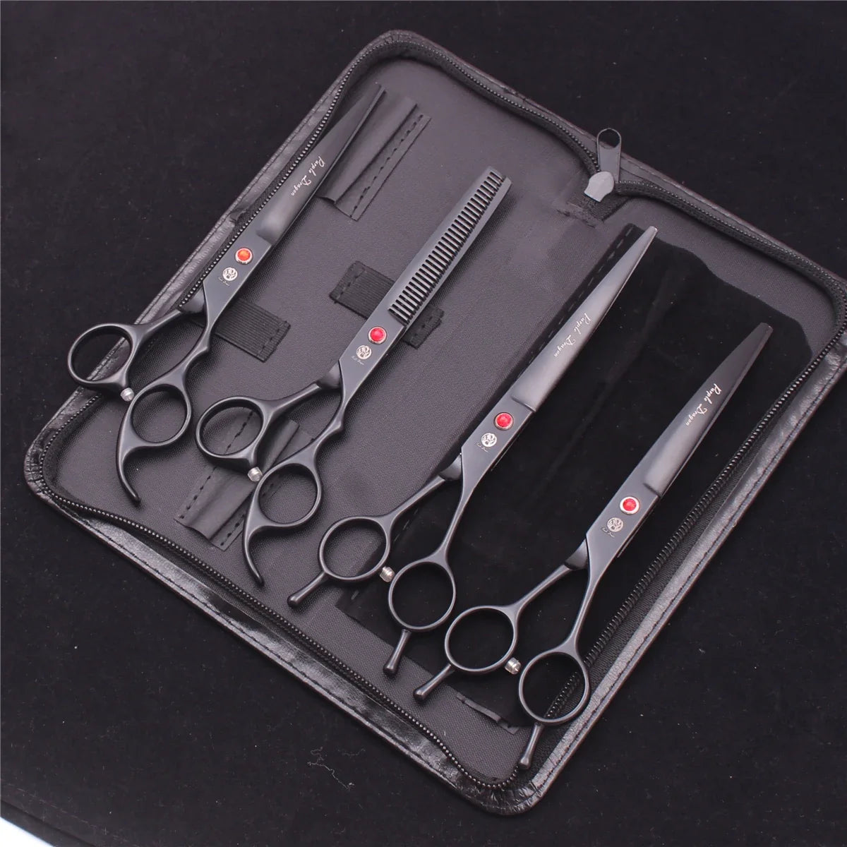 Purple Dragon Dog Grooming Scissors Kit 7" - MyPetDollar.com