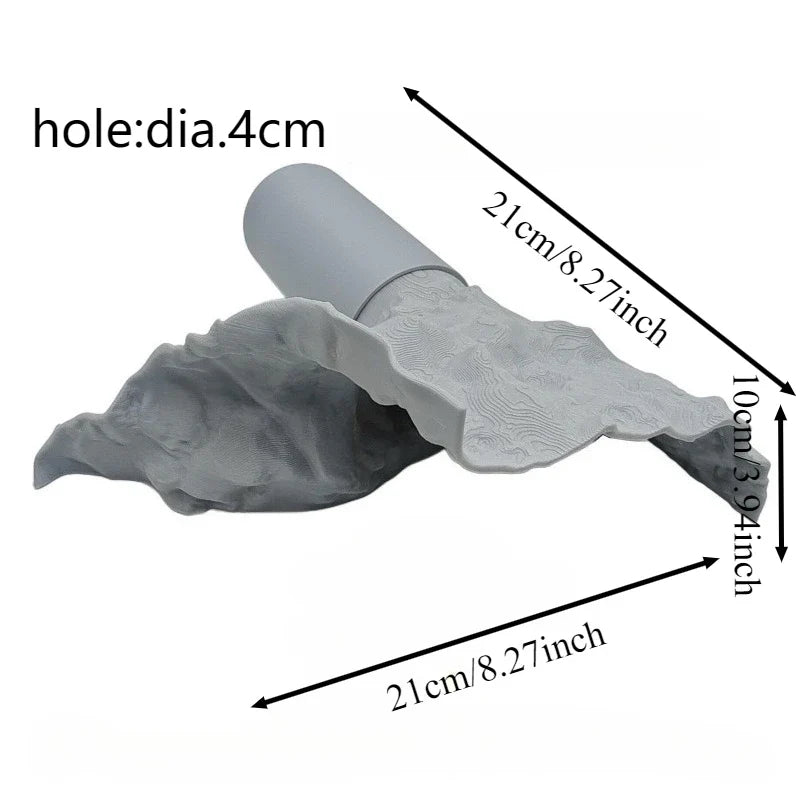 3D Printed High-low Terrain Decor Dual-use for Reptiles