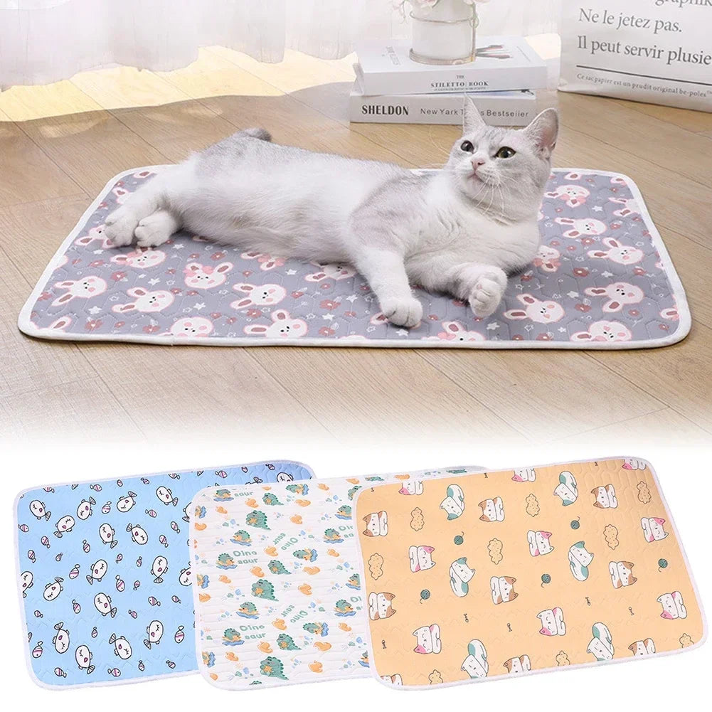 Cat Dog Sleeping Mat Pet Cooling Latex Pad - MyPetDollar.com