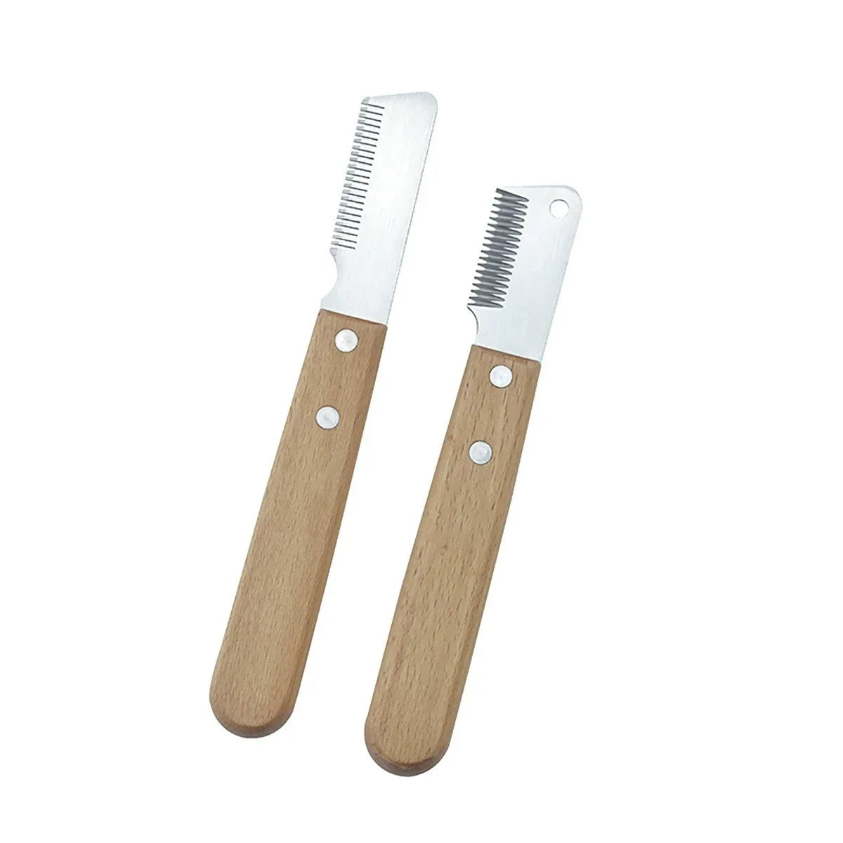 Professional Dog Grooming Tool Wooden Handle Hair Stripping – 3 Colors