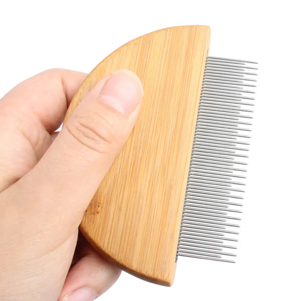 Solid Wood Pet Comb Flea Removal Comb - MyPetDollar.com