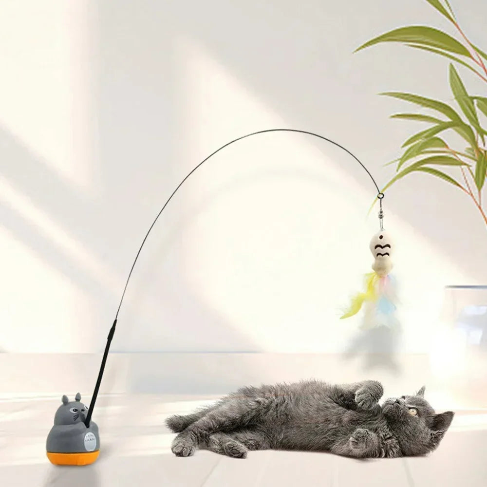 Pet Small Cat Toys Fishing Cat Teasing Stick - MyPetDollar.com