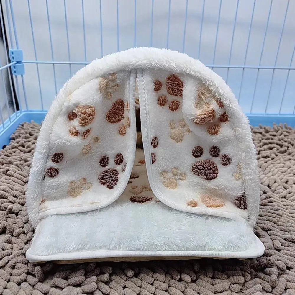 Cotton Cozy Winter Warm Hamster Bed Washable Breathable Guinea Pig – 2 Colors