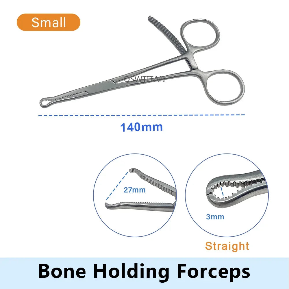 Small Serrated Bone Holding Forceps Orthopedic Mini Clamp – Dog Supplies