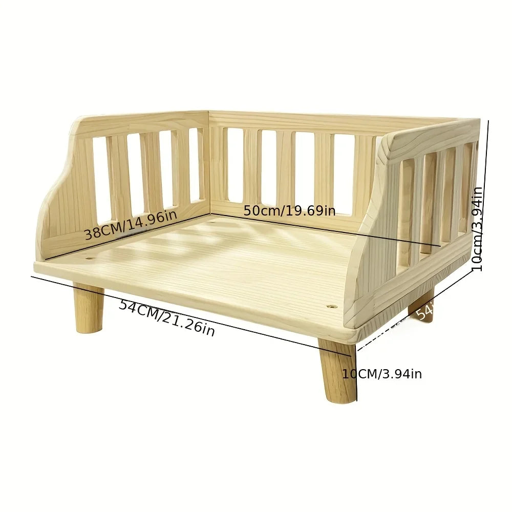 Dog Home Wooden Cat Bed Rest Sofa