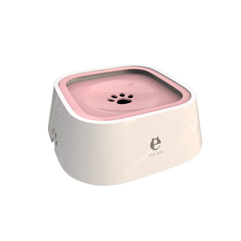 Dog & Cat Bowl Floating Water Drinker Not Wet Mouth Splash – Dog Supplies