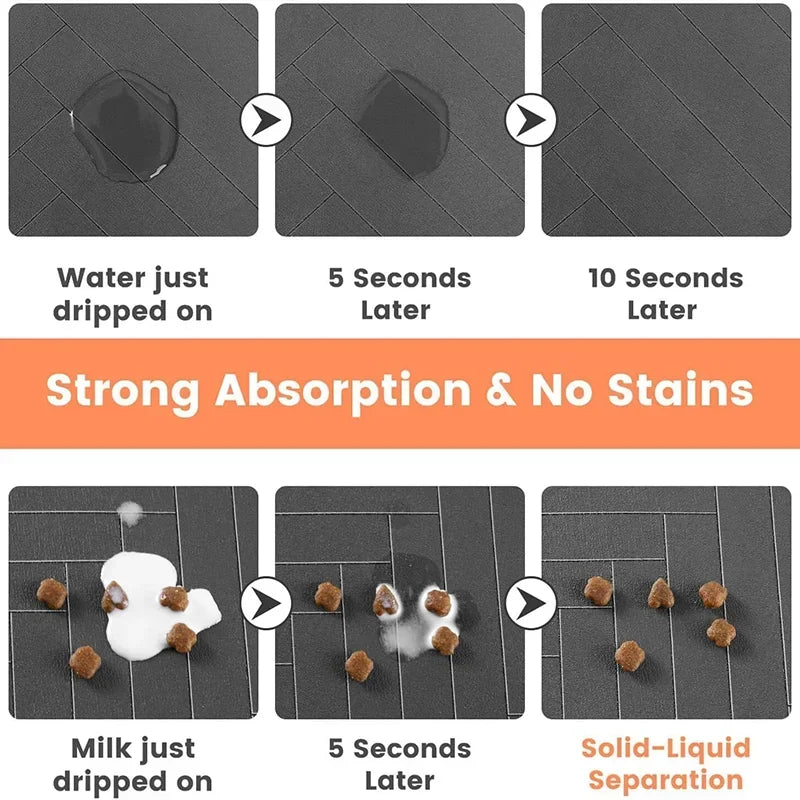 Pet Placemat Dog Food Bowl Mat Drinking - MyPetDollar.com