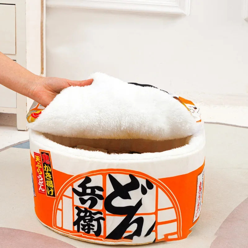 Red Dog & Cat Home Kennel Super Large Instant Noodle Warm – 2 Colors