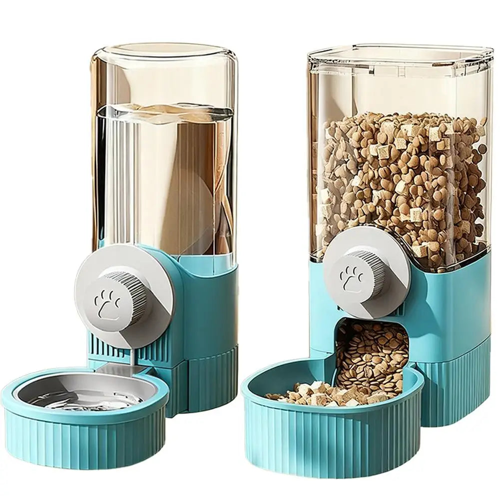 Automatic Cat Feeder Hanging Cage Small Pet Food Bowl – 6 Colors
