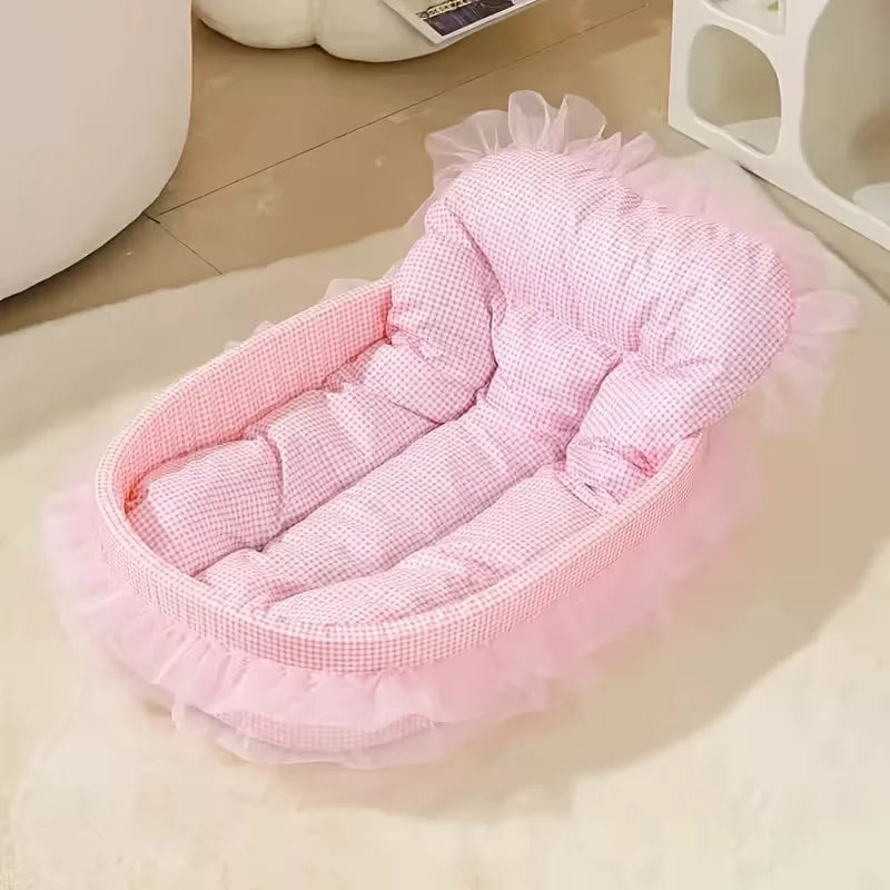 Cat Nest Macaroon Colour Small Dog Crate, Warm