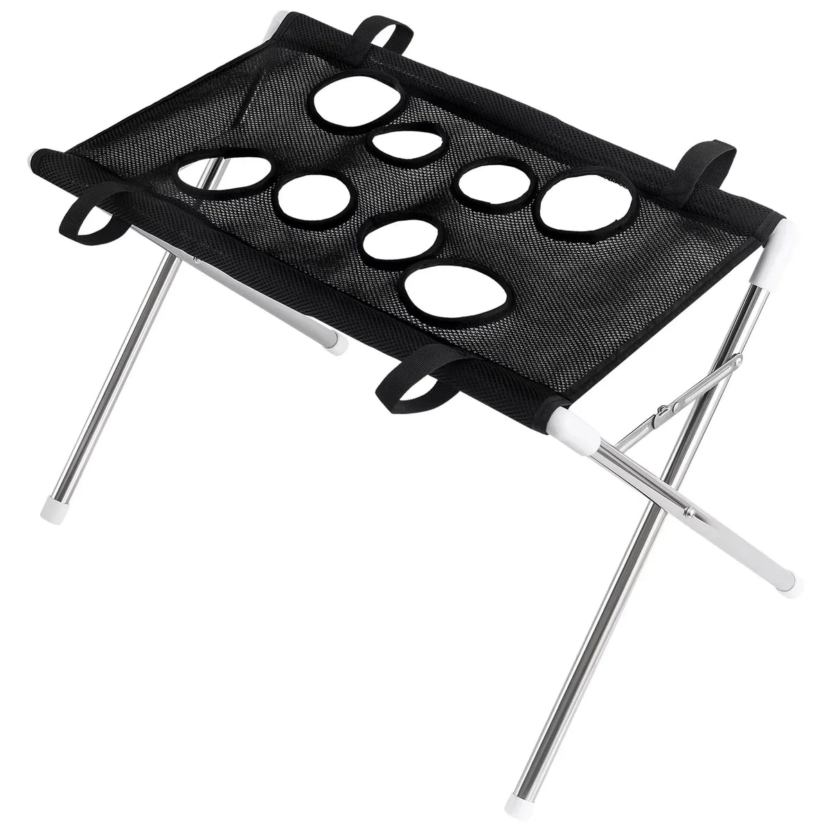 Foldable Stainless Steel Pet Grooming Hammock Stand