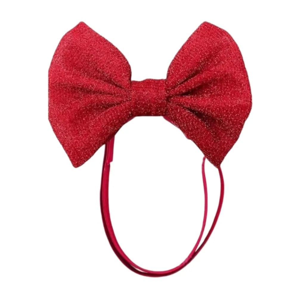 Cloth Dog Hair Bow Headbands Colorful Bowknot Pet – 6 Colors